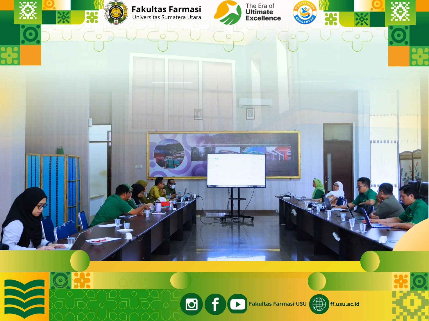 Fakultas Farmasi USU Perkuat Koordinasi Realisasi Program Kerja melalui Evaluasi Bersama